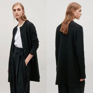 COS Textured Knit Cardigan Jacket